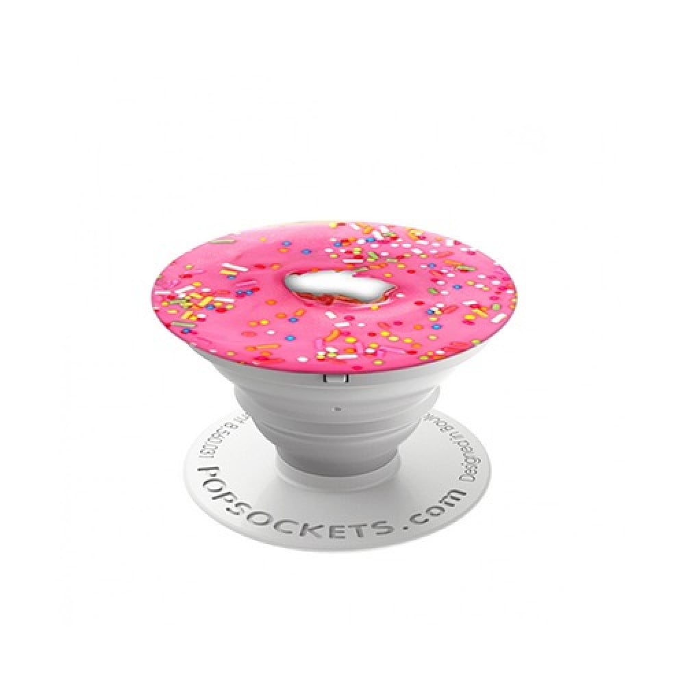 مسكة جوال بوب سوكيتس Pink Donut