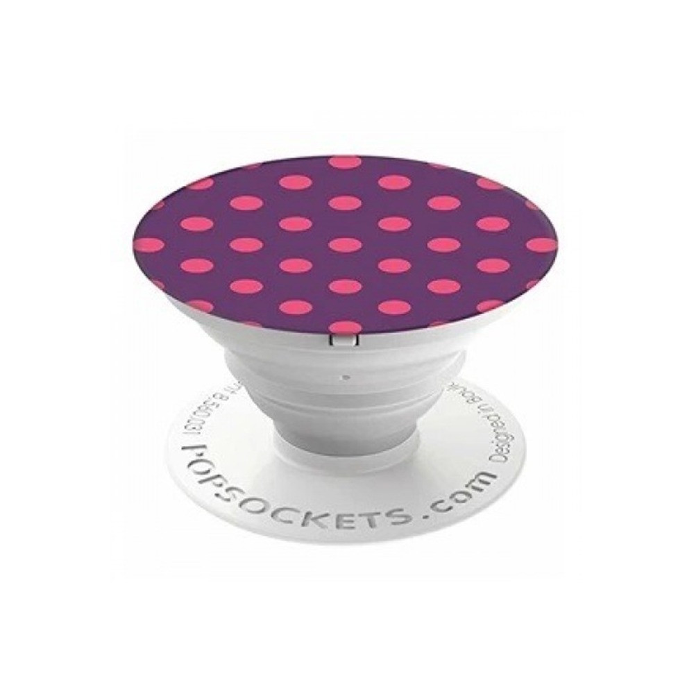 مسكة جوال بوب سوكيتس Polka Time Purple