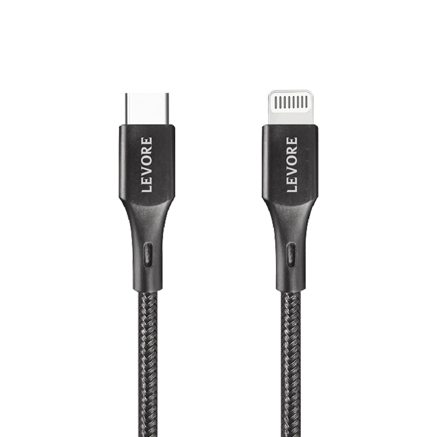 سلك شاحن ليفوري من USB-C إلى آيفون معتمد من أبل MF...