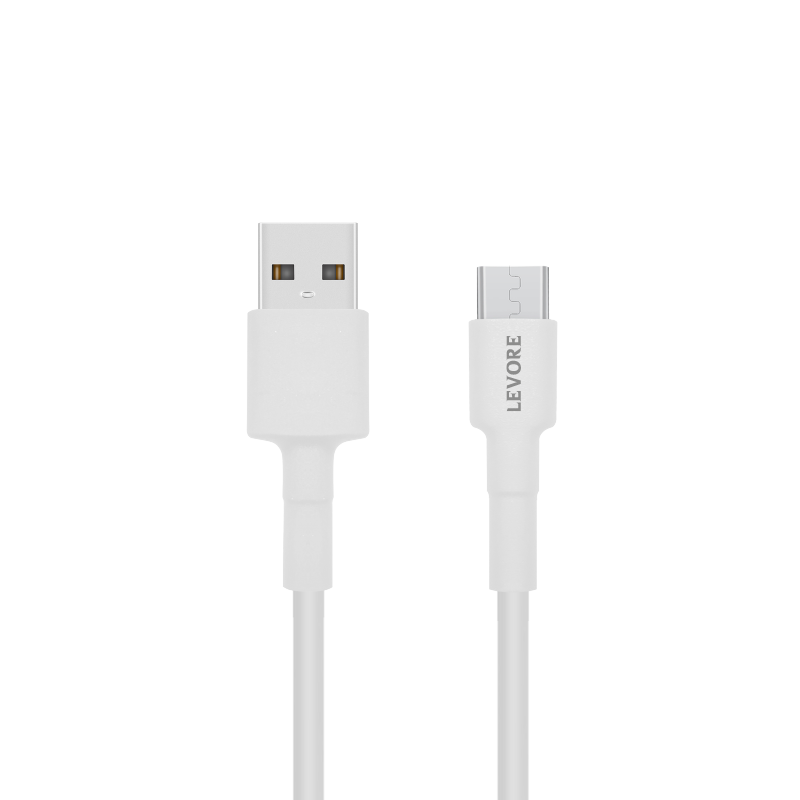 سلك شاحن ليفوري مايكرو USB بطول 1.8 م بلاستيك - اب...