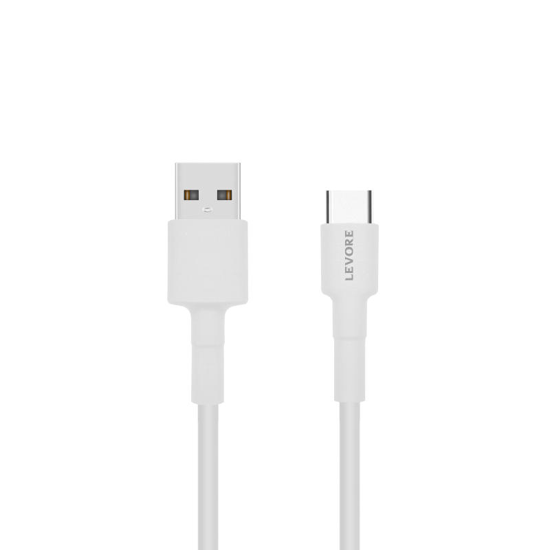 سلك شاحن ليفوري USB الى Type-C بطول 1 م بلاستيك -...