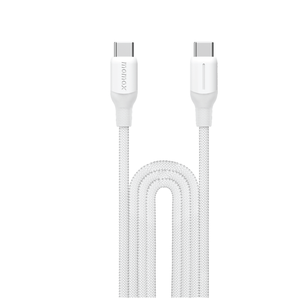 سلك شاحن موماكس 1-لينك فلو سيلكون مظفر من USB-C إل...